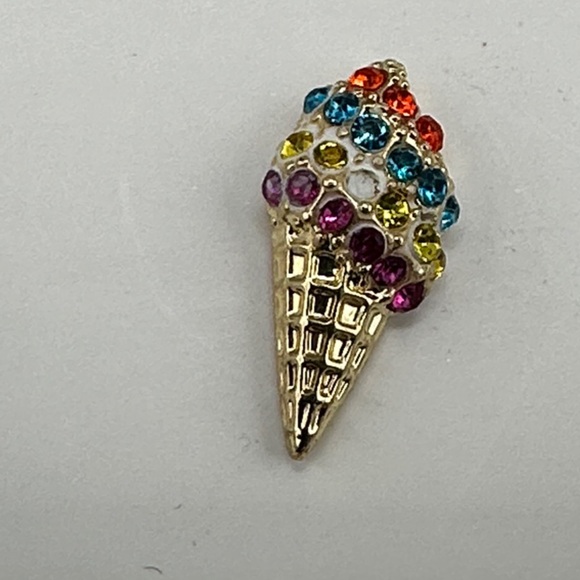 BaubleBar Gold and Red Ice Cream Earrings Set - Picture 6 of 6